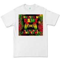White i paused my game Premium Tee - TumblerDesignByShophia