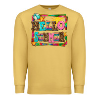 Antique Gold hello summer Premium Sweatshirt - AdoDesignShop