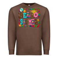 Chestnut hello summer Premium Sweatshirt - AdoDesignShop