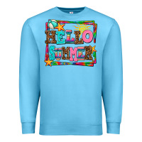 Ocean Blue hello summer Premium Sweatshirt - AdoDesignShop