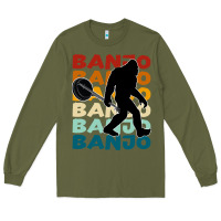 Army Green banjo t  shirt banjo   banjo bigfoot t  shirt Long Sleeve Tee - maiPhamDesign