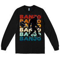 Black banjo t  shirt banjo   banjo bigfoot t  shirt Long Sleeve Tee - maiPhamDesign