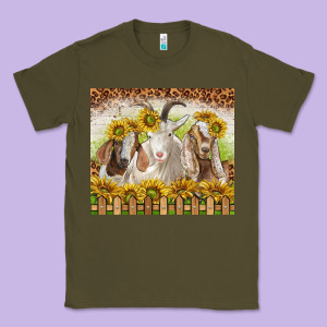 Goats Classic Tee Designed By Tumblerdesignbyshophia