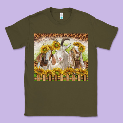 Goats Classic Tee Designed By Tumblerdesignbyshophia