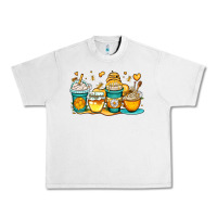 Honey Bee Coffee Cups Urban Heavy Tee | Teevron