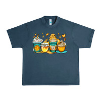 Midnight Navy honey bee coffee cups Urban Heavy Tee - OliviaCreatesArt