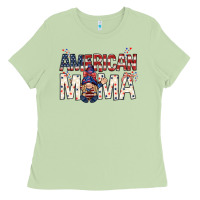 Matcha American mama with gnome Mother's Day Ladies Tee - HowdyJamesFarm