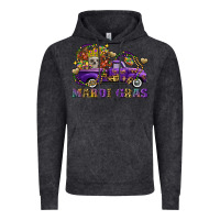 Vintage Black mardi gras skull truck Vintage Hoodie - FaDigitalArtStudio