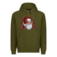 Army Green i love a man with beard Premium Hoodie - CowhideDigitalArt