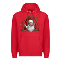 Red i love a man with beard Premium Hoodie - CowhideDigitalArt