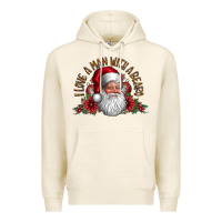 Tofu i love a man with beard Premium Hoodie - CowhideDigitalArt