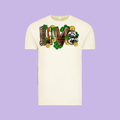 Western Love St. Patrick's Day Vintage Tee Designed By Cowgirlartshop