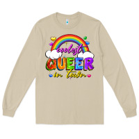 Mushroom Coolest queer in town Long Sleeve Tee - FaDigitalArtStudio