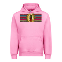 Fuchsia Pink lady of Guadalupe  sunflower Urban Hoodie - JahusDesignShop