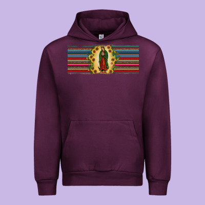 Lady Of Guadalupe  Sunflower Urban Hoodie Designed By Jahusdesignshop