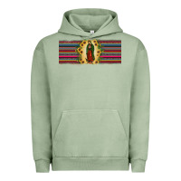 Pigment Oil Green lady of Guadalupe  sunflower Urban Hoodie - JahusDesignShop