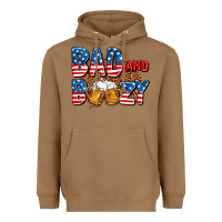 Bad And Boozy Usa Heavyweight Hoodie | Teevron