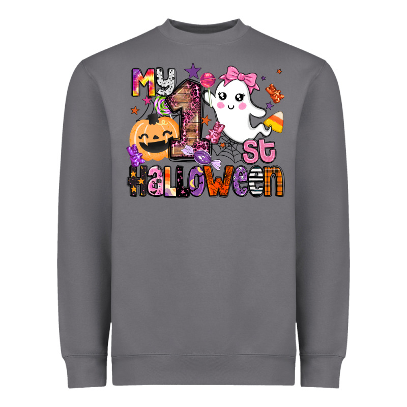 My 1st Halloween Heavyweight Sweatshirt by BarkalooDesign | Teevron