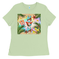 Matcha summer mom Ladies Tee - TumblerDesignByShophia
