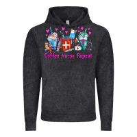Vintage Black Coffee Nurse Repeat Nurse Coffee Cups Vintage Hoodie - FaDigitalArtStudio