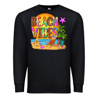Black beach vibes Premium Sweatshirt - AdoDesignShop