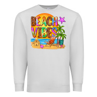 Dove Grey beach vibes Premium Sweatshirt - AdoDesignShop