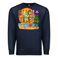 Navy beach vibes Premium Sweatshirt - AdoDesignShop