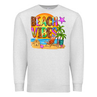 Oatmeal Heather beach vibes Premium Sweatshirt - AdoDesignShop