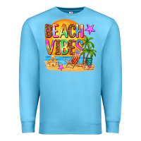 Ocean Blue beach vibes Premium Sweatshirt - AdoDesignShop