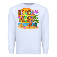White beach vibes Premium Sweatshirt - AdoDesignShop