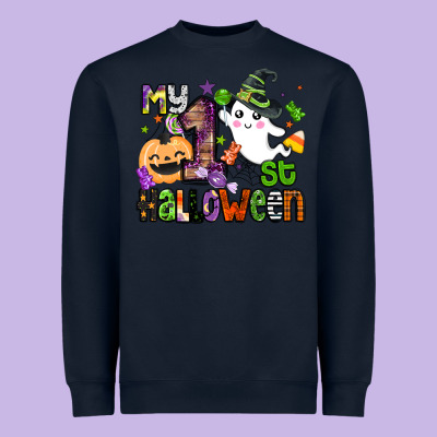 My 1st Halloween Heavyweight Sweatshirt Designed By Barkaloodesign