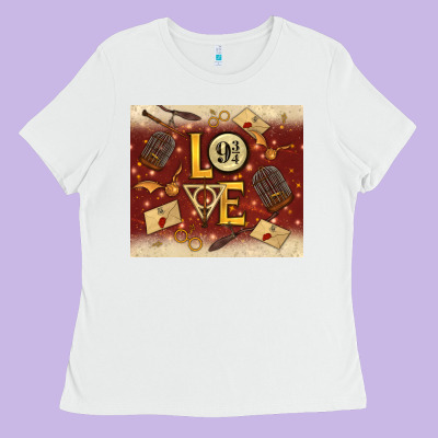 Wizard Love Ladies Tee Designed By Tumblerdesignbyshophia
