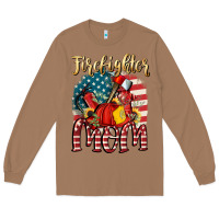 Toasted Coconut Firefighter mom Long Sleeve Tee - FaDigitalArtStudio