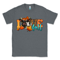 Charcoal Heather love fall holstein cow Classic Tee - Jasminsmagicworld