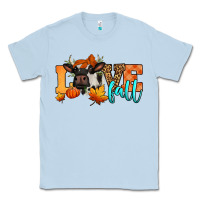 Dusty Blue love fall holstein cow Classic Tee - Jasminsmagicworld