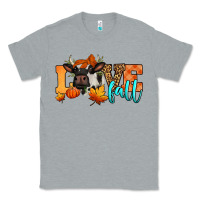 Heather Grey love fall holstein cow Classic Tee - Jasminsmagicworld