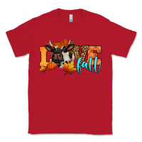 Red love fall holstein cow Classic Tee - Jasminsmagicworld