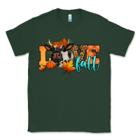 Sports Green love fall holstein cow Classic Tee - Jasminsmagicworld