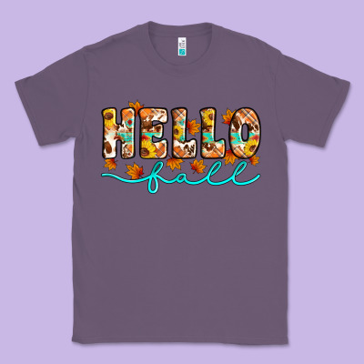 Hello Fall Classic Tee Designed By Artiststas