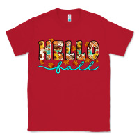 Red hello fall Classic Tee - Artiststas