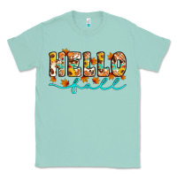 Seafoam hello fall Classic Tee - Artiststas