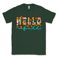 Sports Green hello fall Classic Tee - Artiststas