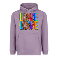 Lavender pride lgbtqi love is love Heavyweight Hoodie - AdoDesignShop
