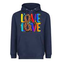 Navy pride lgbtqi love is love Heavyweight Hoodie - AdoDesignShop