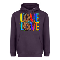 Plum pride lgbtqi love is love Heavyweight Hoodie - AdoDesignShop