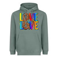Sage pride lgbtqi love is love Heavyweight Hoodie - AdoDesignShop
