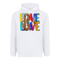 White pride lgbtqi love is love Heavyweight Hoodie - AdoDesignShop