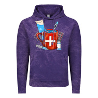 Cloud Purple Nurse Coffee Mug Vintage Hoodie - FaDigitalArtStudio