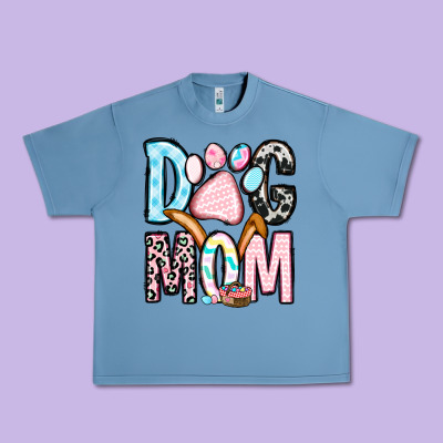 Easter Dog Mom Urban Heavy Tee Designed By Oliviacreatesart
