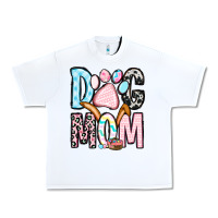 White Easter dog mom Urban Heavy Tee - OliviaCreatesArt